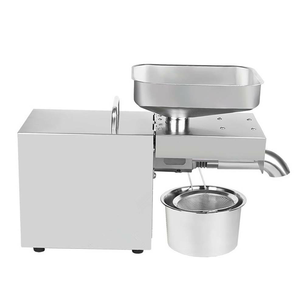 110V Auto Commercial Oil Press Machine Peanut Seed Presser Oil Expeller US 1500W