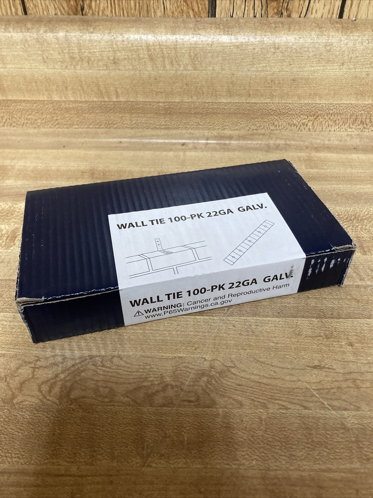 Origin Point 831992 Wall Ties 100-PK 22GA Galvanized 0.9 in x 6.6 in New