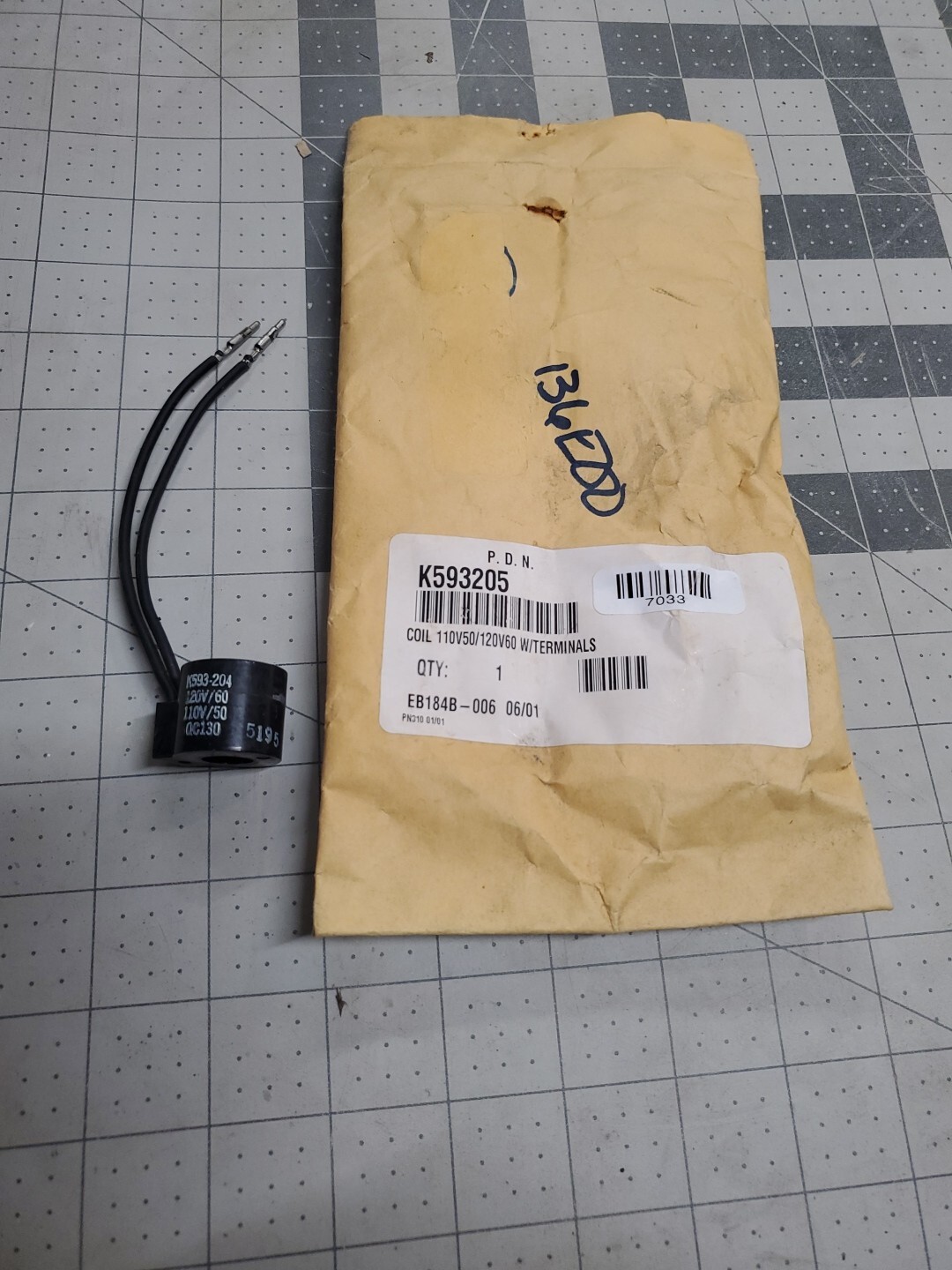 PARKER K593-204 K593205 5195 120V NEW