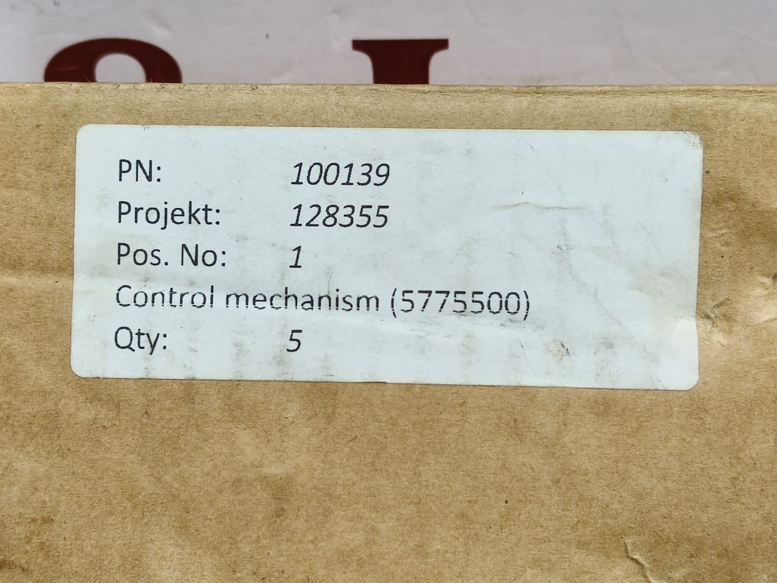 Brand New for EVAC 5775500 Control Mechanism IN BOX