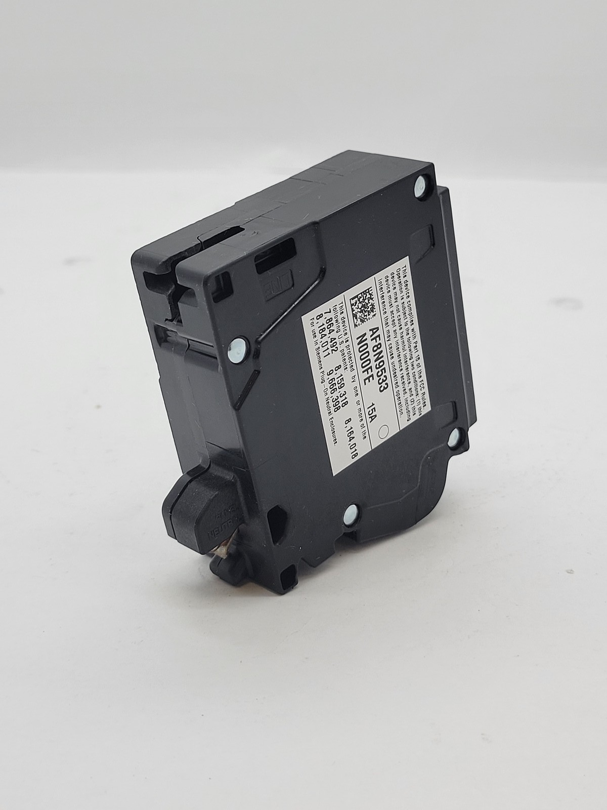 10PC Siemens QA115AFCN Plug-In Circuit Breaker 15A 1P 120V 10KA QAF2N CAFCI