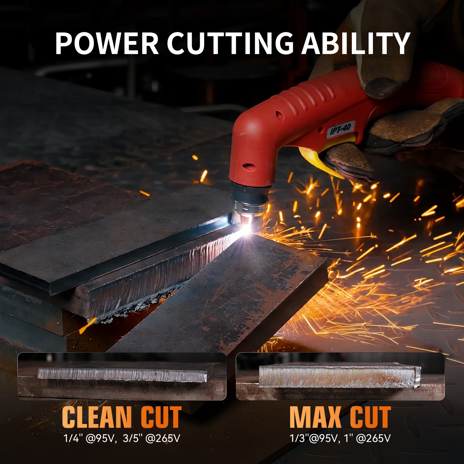 JASIC MIG Welder + Plasma Cutter PFC Welding/Cutting Machine for 95-265V Voltage