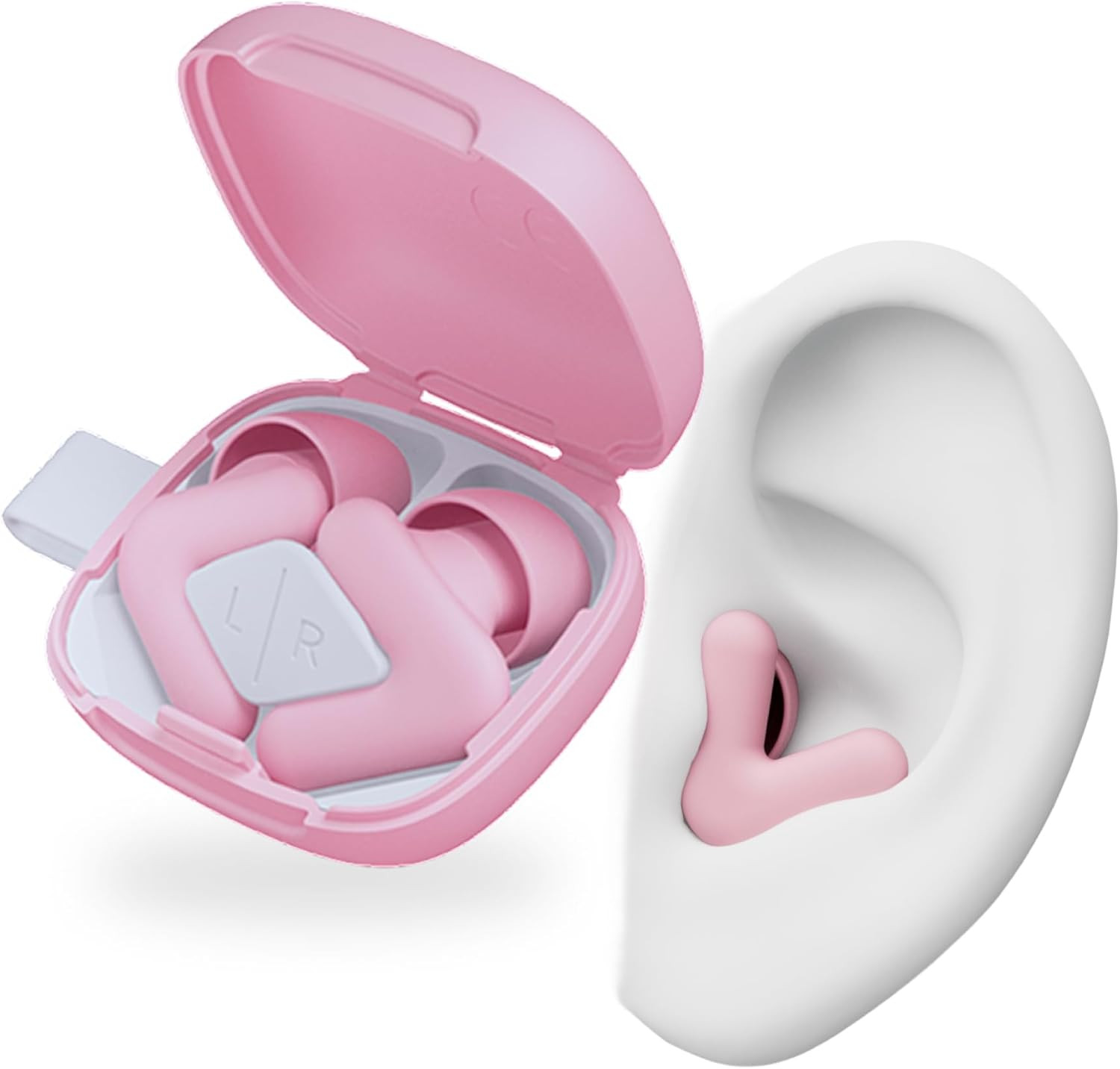 Alpine Silence Earplugs for Sleep, Focus & Travel – V-Shape Snug Fit & Soft O…