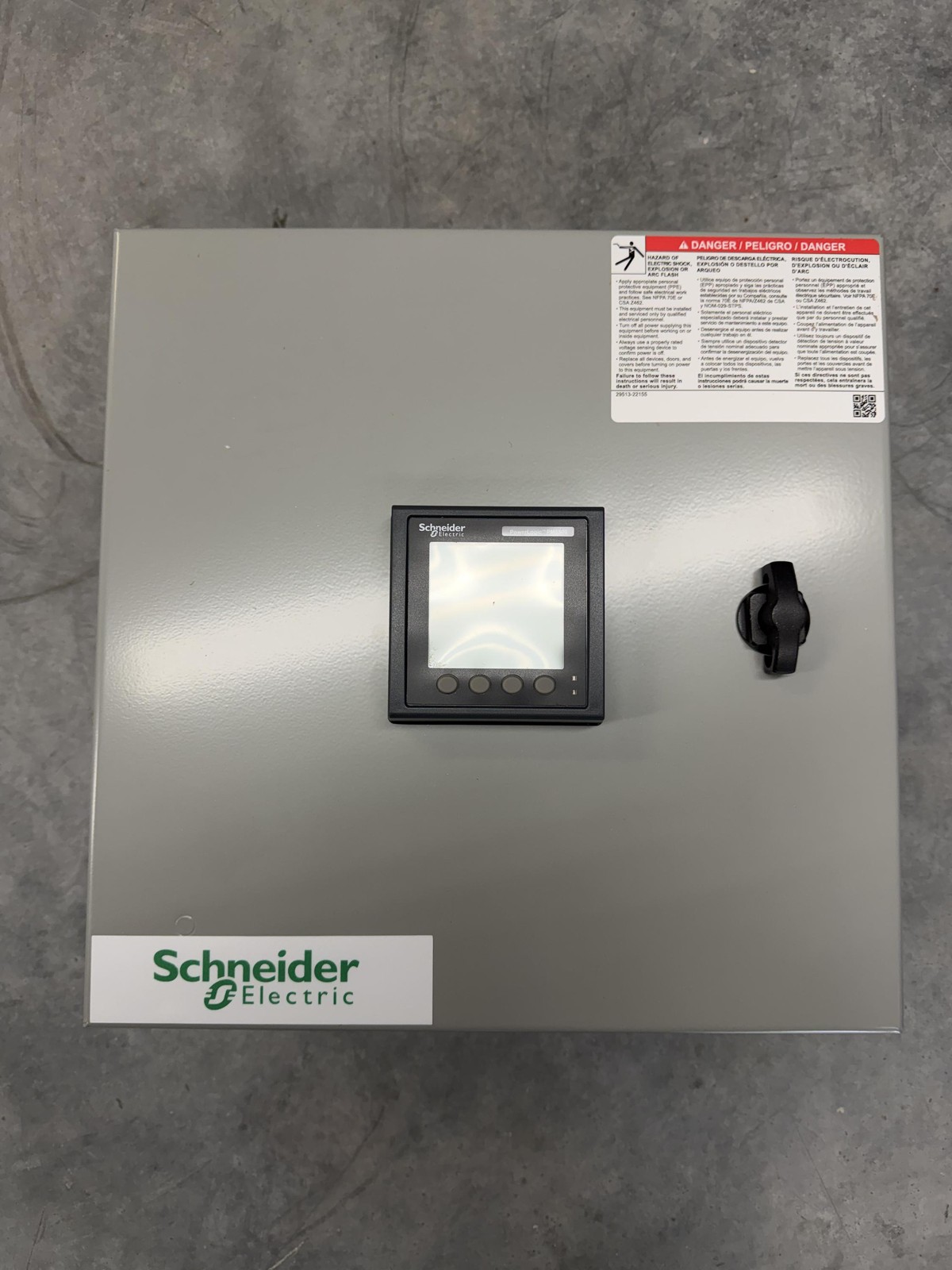 Schneider Electric PowerLogic PM5563 Revenue Grade Meter Panel 600VAC 3 Phase