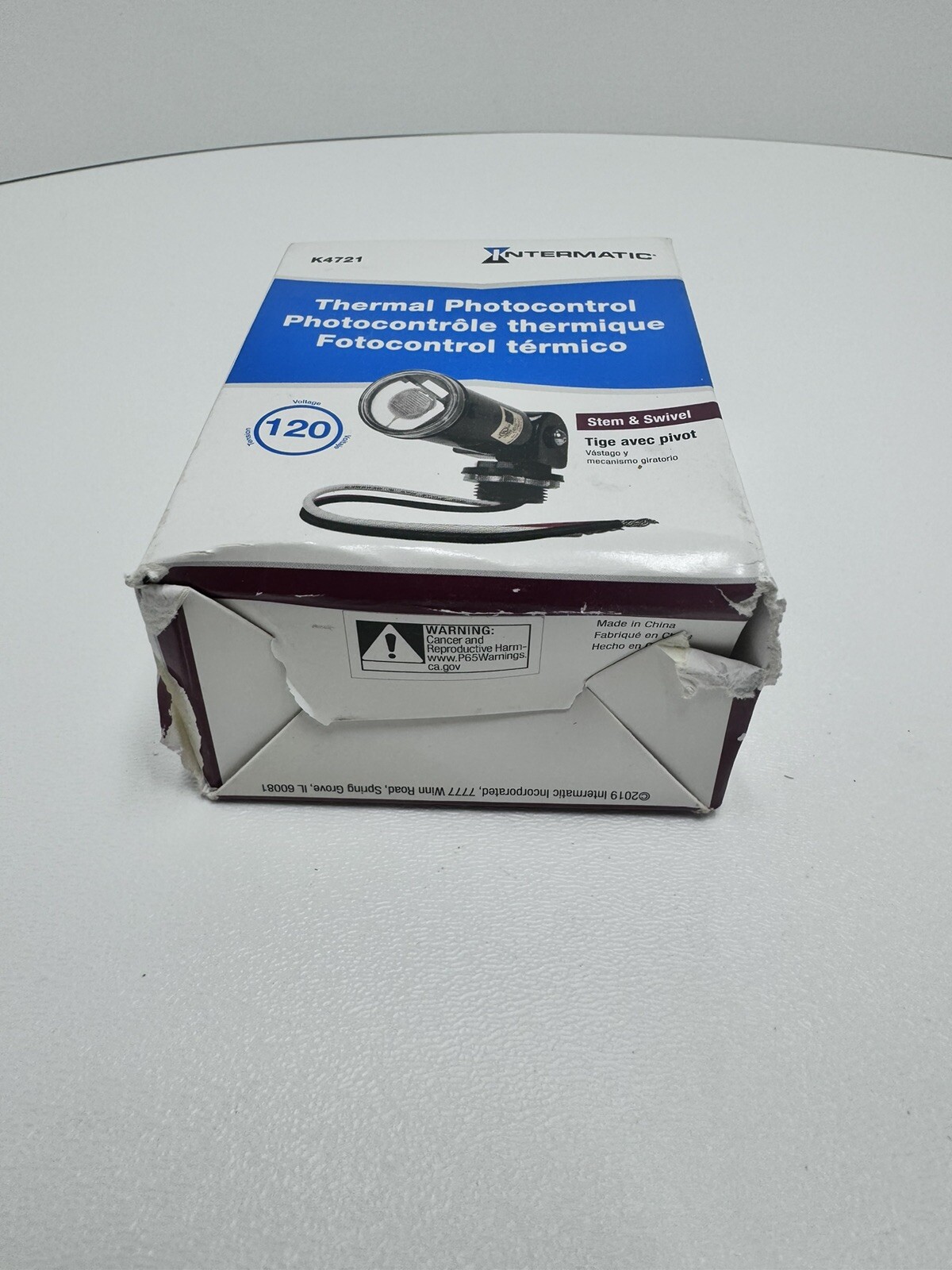 Intermatic Dusk to Dawn Light Control Stem/Swivel Mount Thermal Photo Control