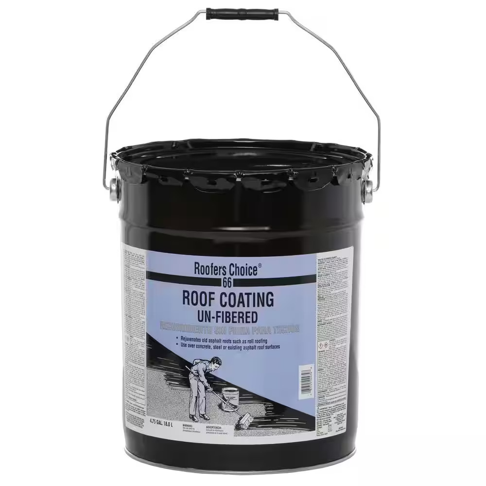 NEW Roofers Choice 66 Unfibered Roof Coating 4.75 gal.