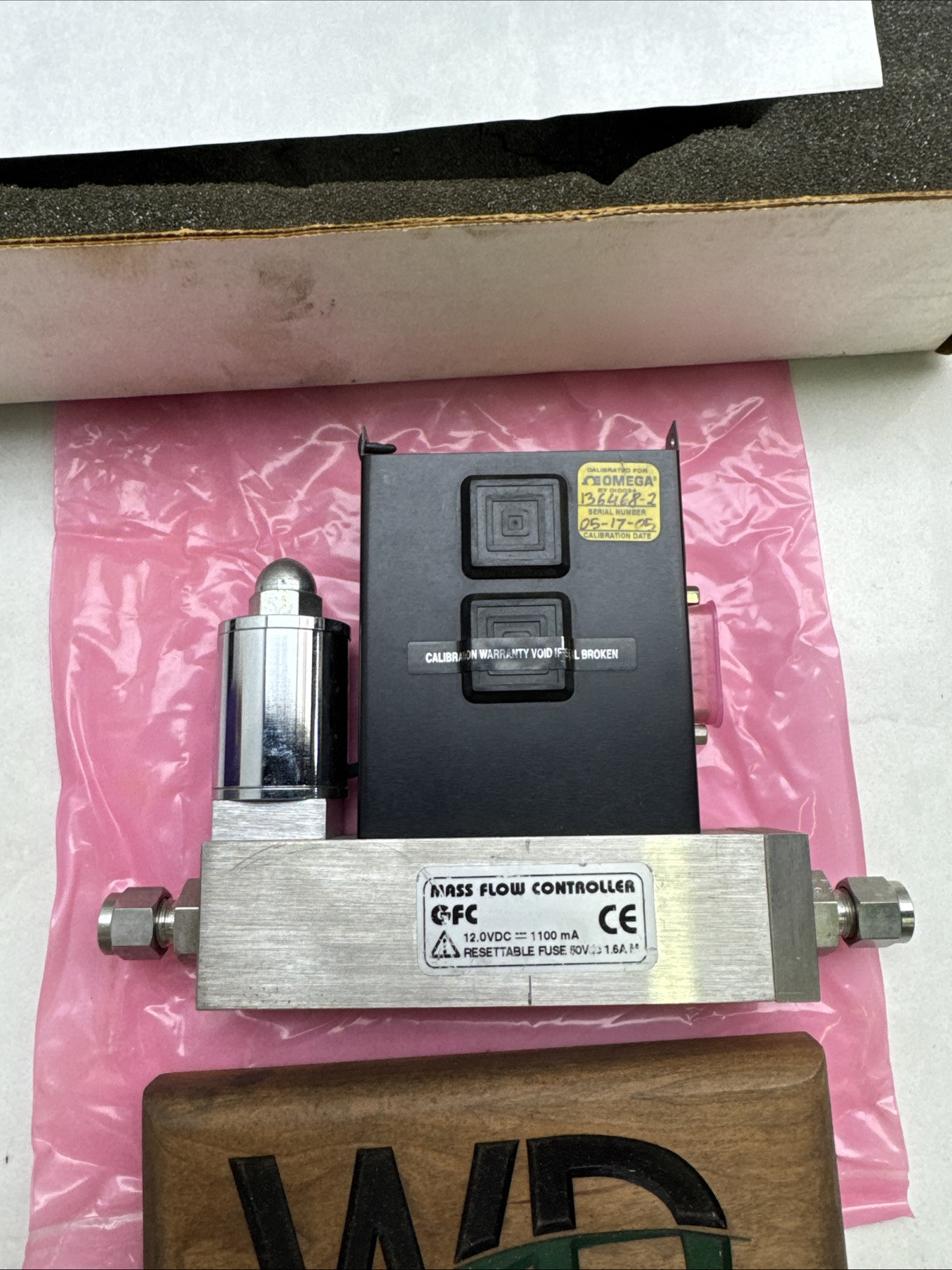 Omega Mass Flow Controller FMA5526ST AR Argon 0-30 L/min