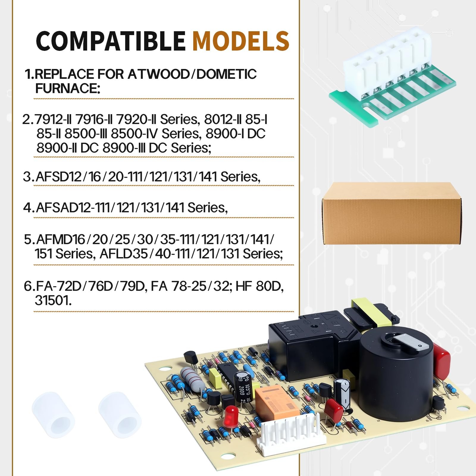 JTAREA 31501 RV Furnace Ignition Control Circuit Board Compatible with Atwood…