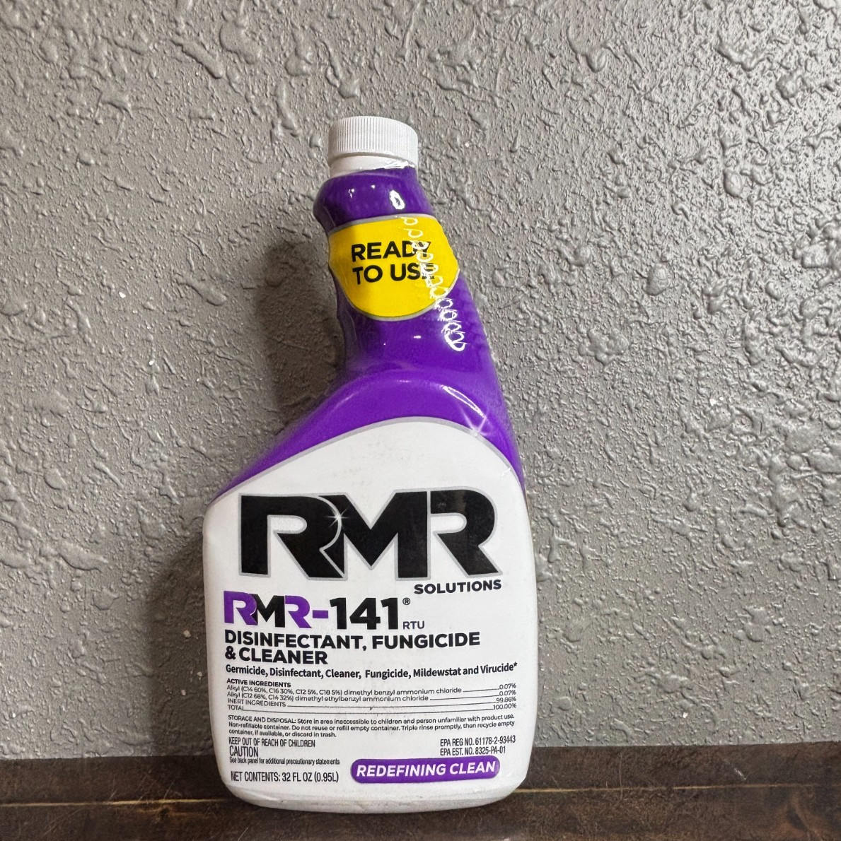 RMR-141 Solutions Disinfectant Fungicide & Cleaner Ready To Use 32oz 2 pk