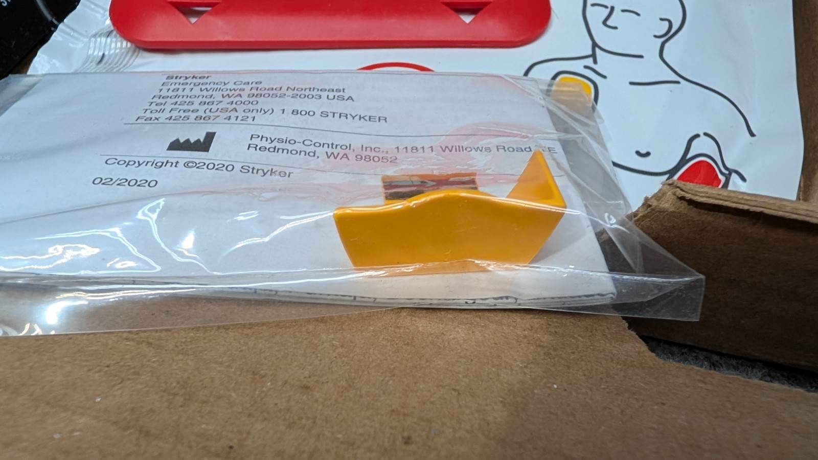Physio-Control LIFEPAK CR Plus/EXPRESS CHARGE-PAK w/1 set electrodes – 08/2026