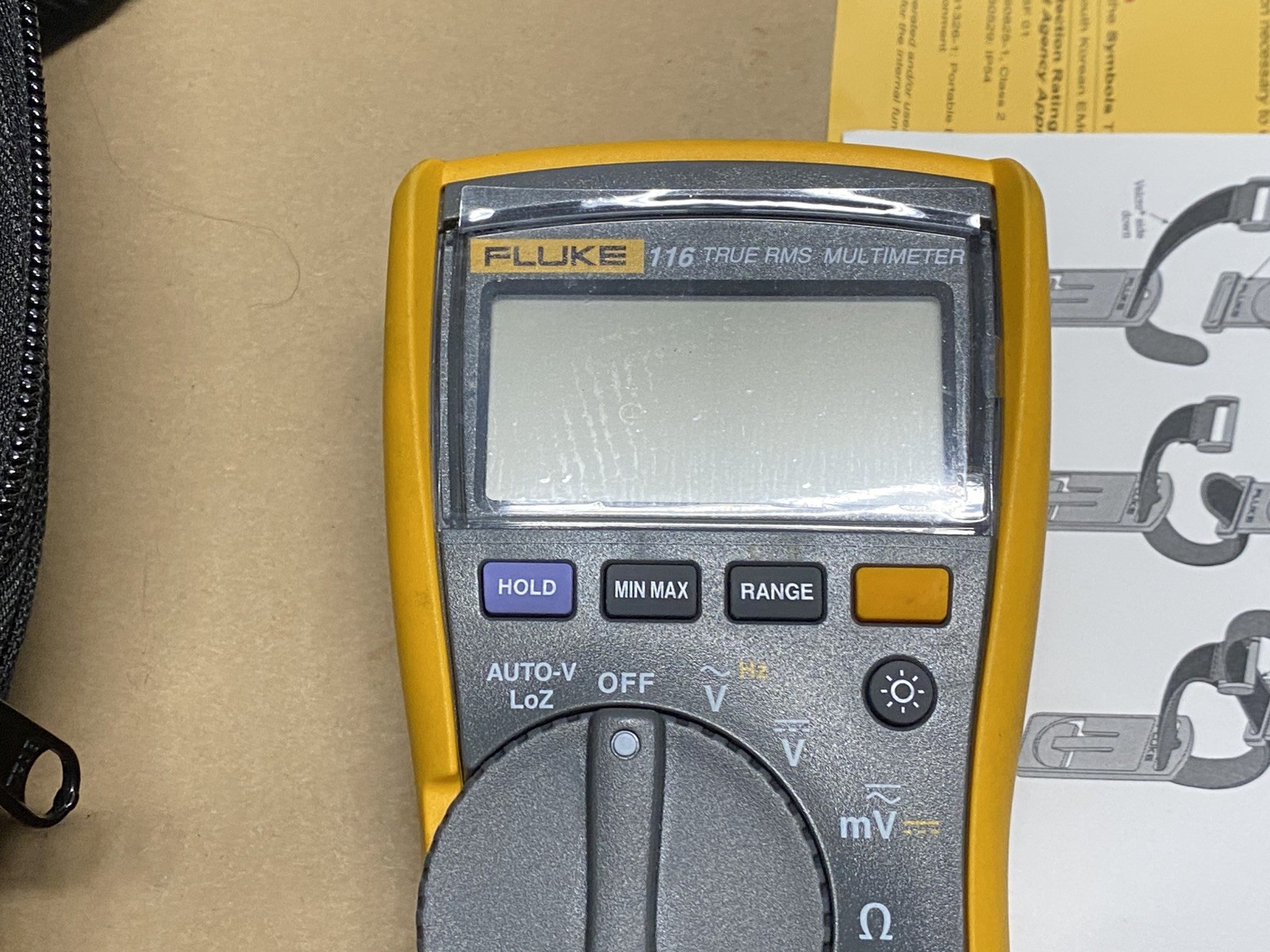 Fluke 116 True RMS Multimeter W/ Travel Case & Extras