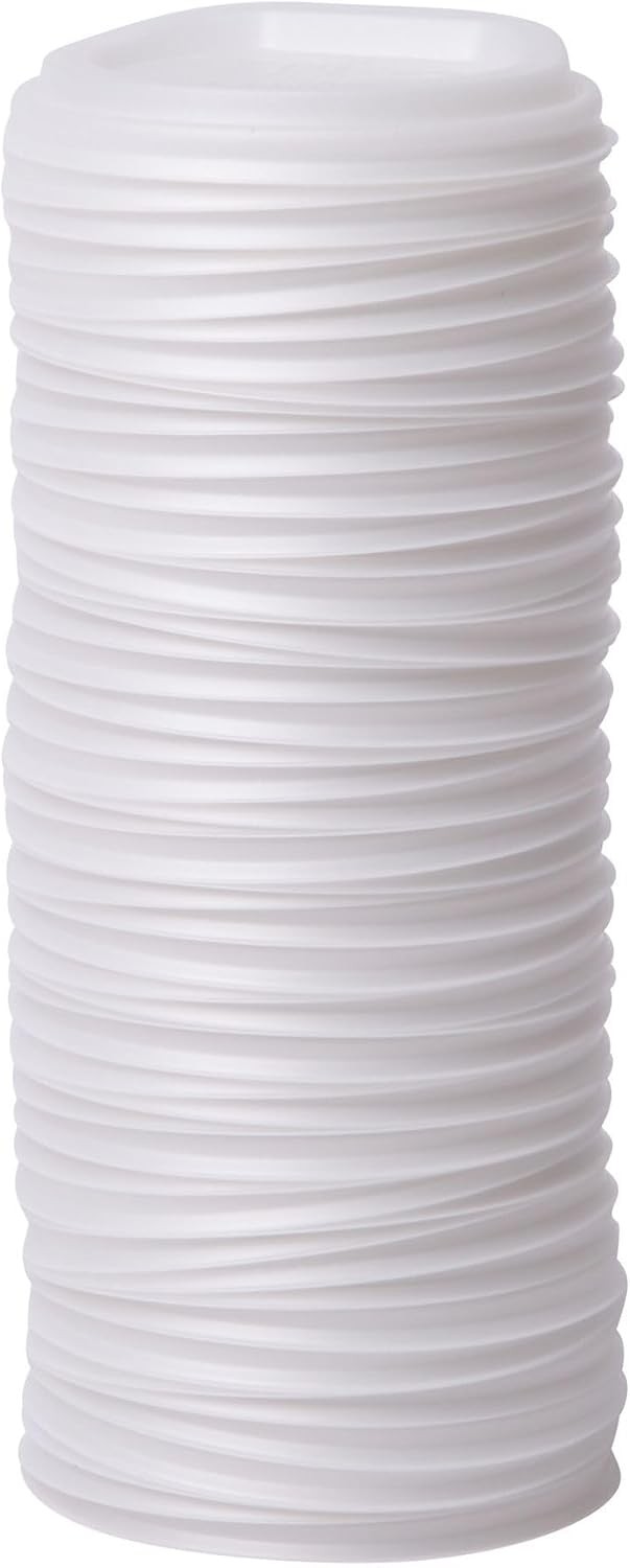 Eco-Products Compostable Coffee Cup Lids Case of 800 White EcoLid Fits 10-20oz