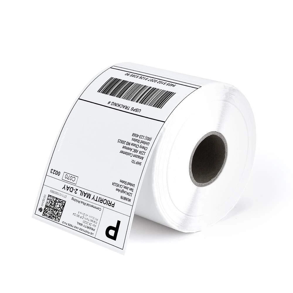 500PCS 100*150mm 4X6 Thermal Labels for Shipping Label Printer for USPS Fedex