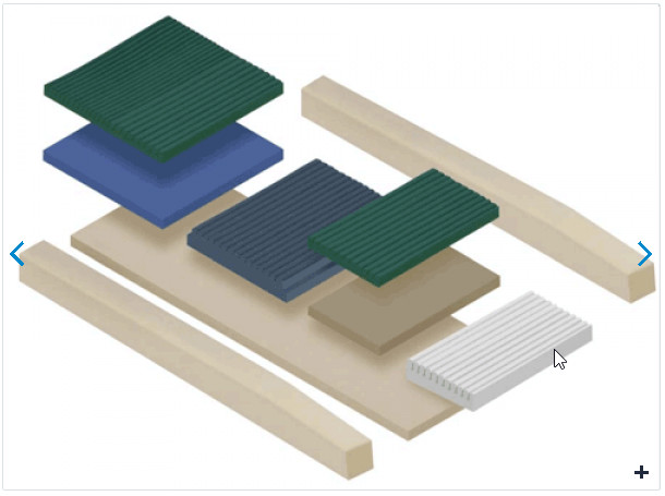 SpanAmerica Geo-Mattress UltraMax (80 x 36 x 6)