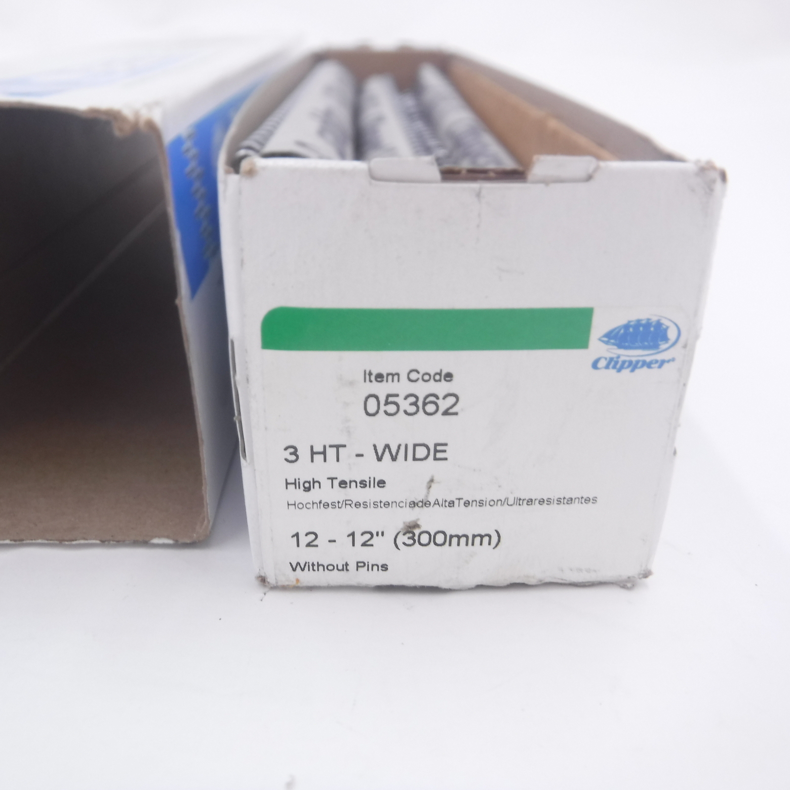 8 Pack Flexco Clipper Belt Fasteners 3 HT-Wide 12″ w/Out Pins 05362