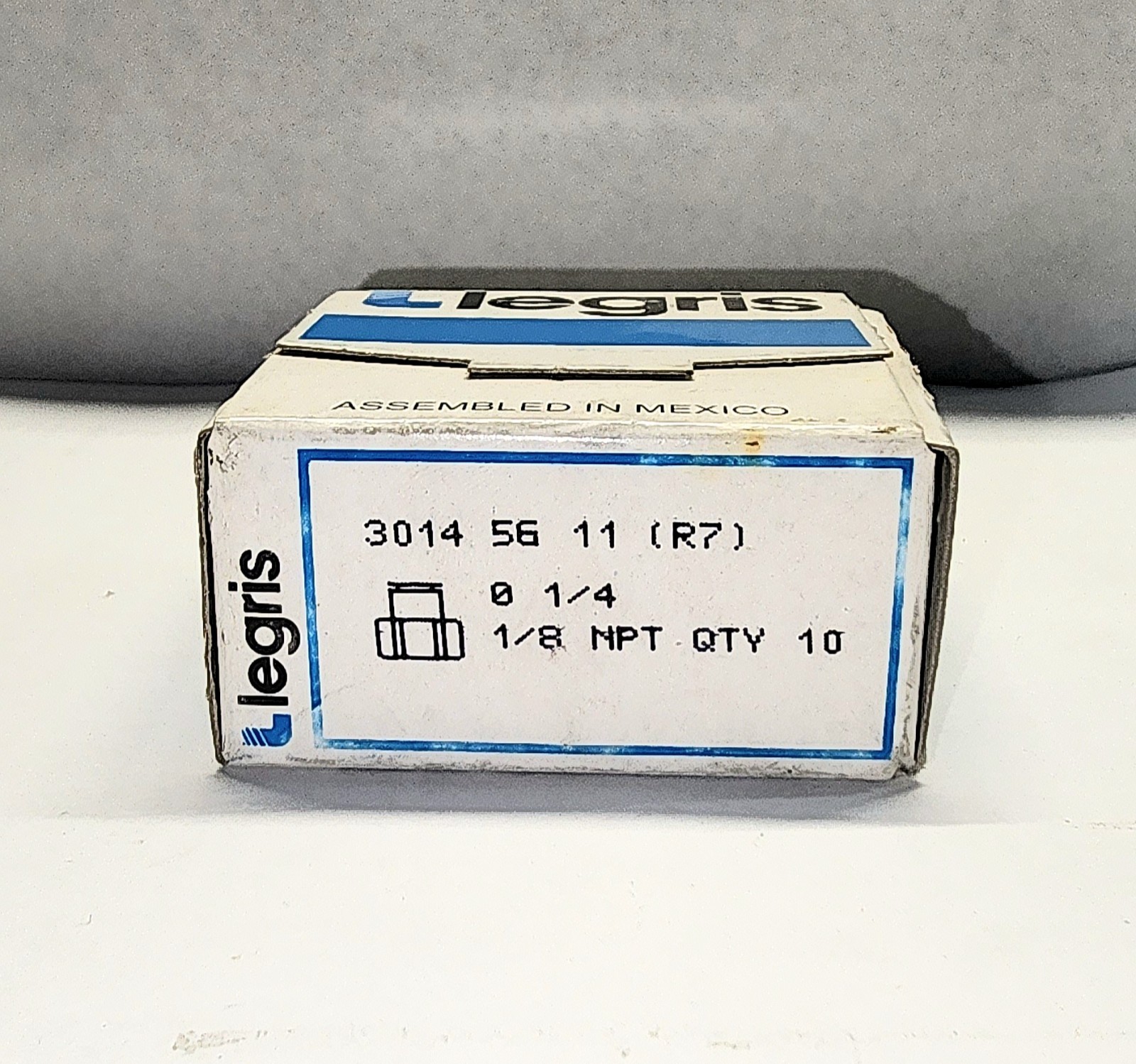 Legris 3014 56 11 Female Connector Fitting, 1/4″ Tube x 1/8″ NPTF box of 10