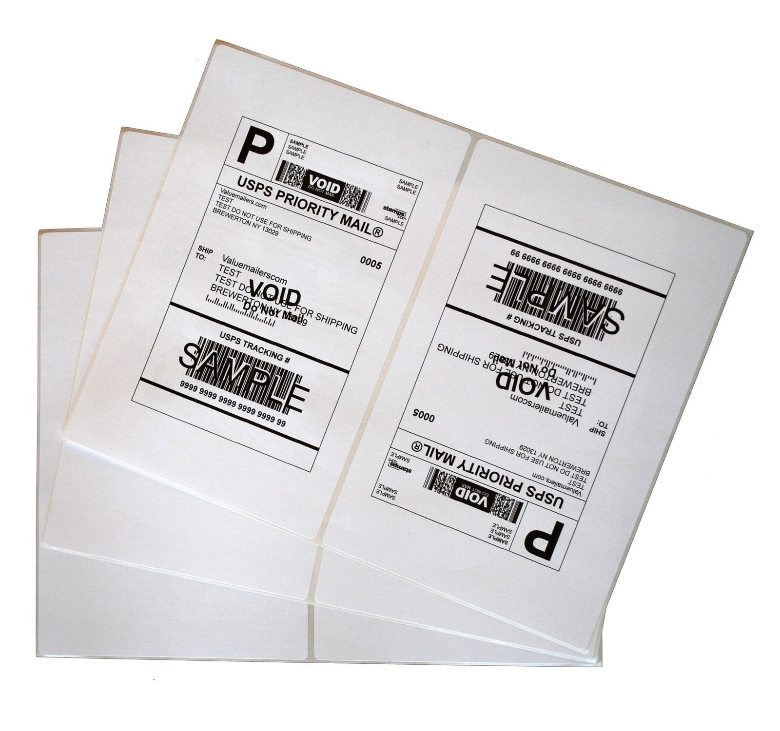200-20000 Quality 8.5×5.5 Round Corner Shipping Labels Half Sheet Self Adhesive