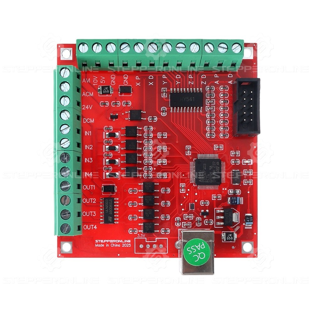 STEPPERONLINE 4 Axis Nema 23 Stepper Motor 425oz.in &Driver & 350W Power CNC Kit