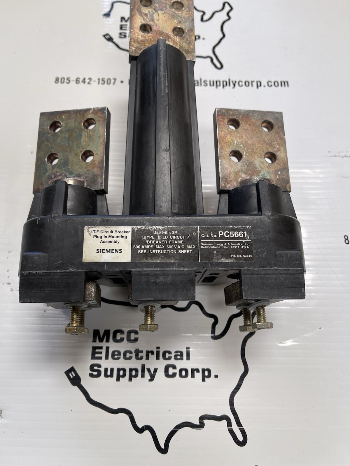 Siemens Pc5661 600amps Plug In Mounting Assembly New No Box