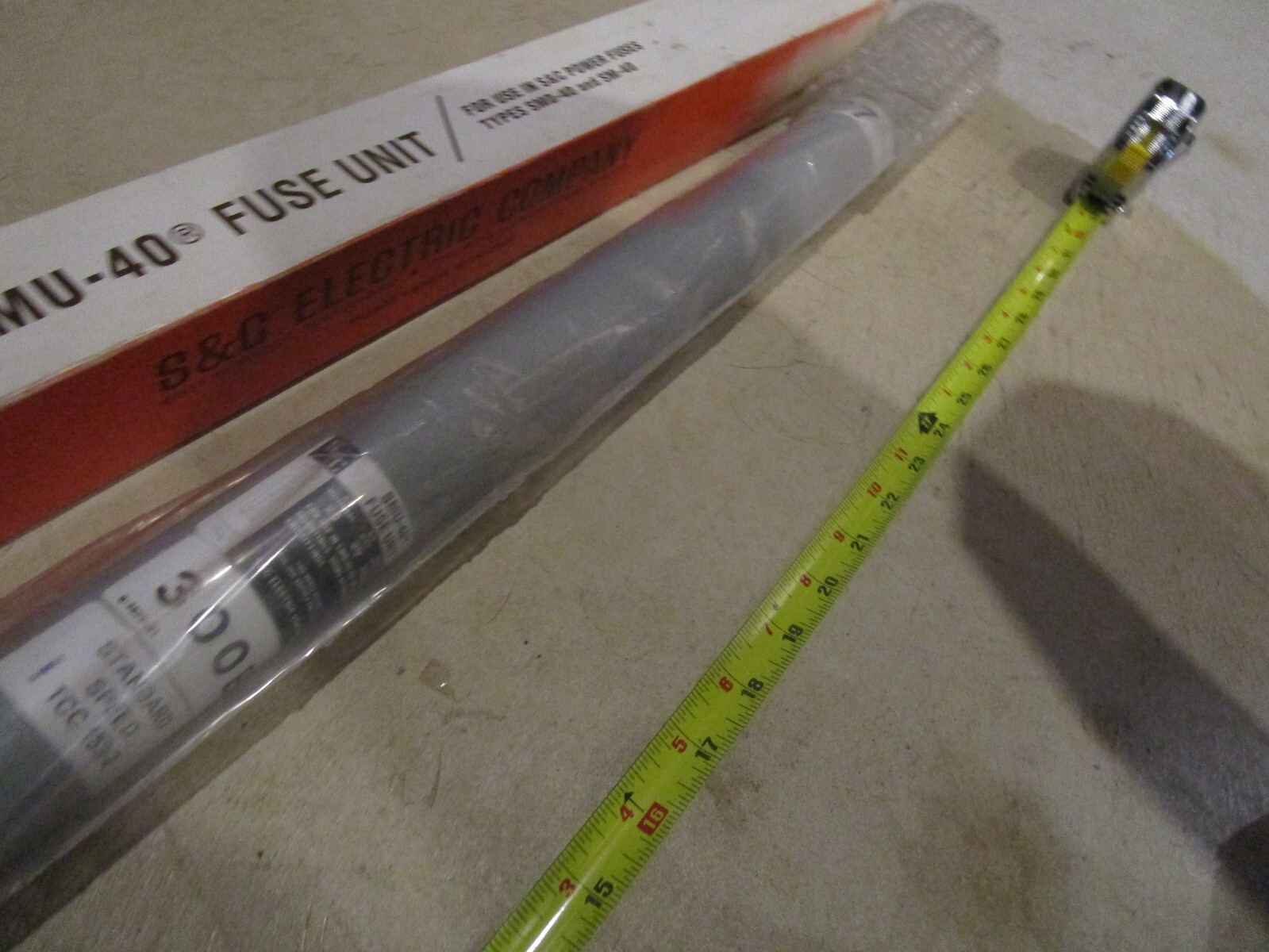 S&C SMU-40 POWER FUSE UNIT, 25.000 AMP, R0320
