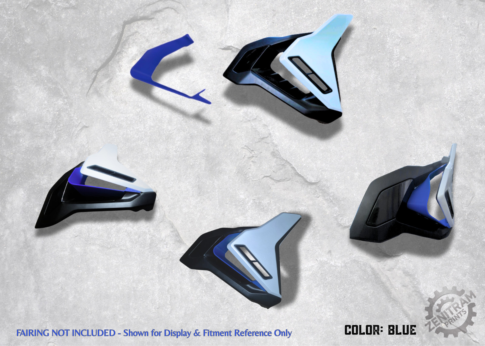 Claw Series Clip On Triumph Tiger 900 Air Deflectors- UK