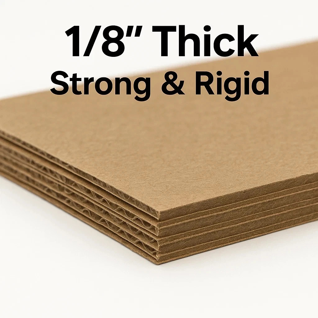 200 – 7.5″ x 7.5″ Corrugated Filler insert Pads 45 RPM For 7″ Record Mailers
