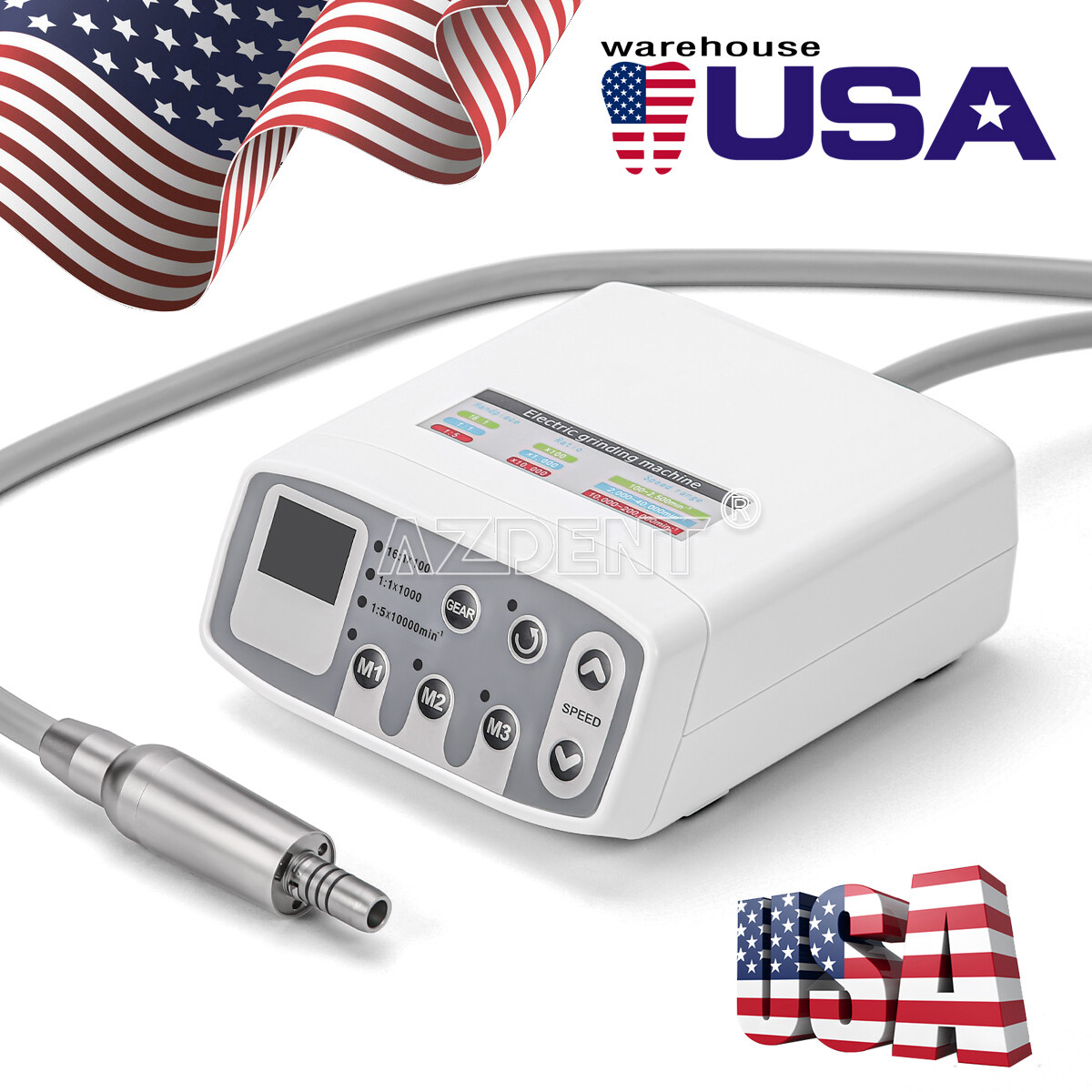 Dental Electric Brushless LED Micro Motor /1:5 Increasing Contra Angle