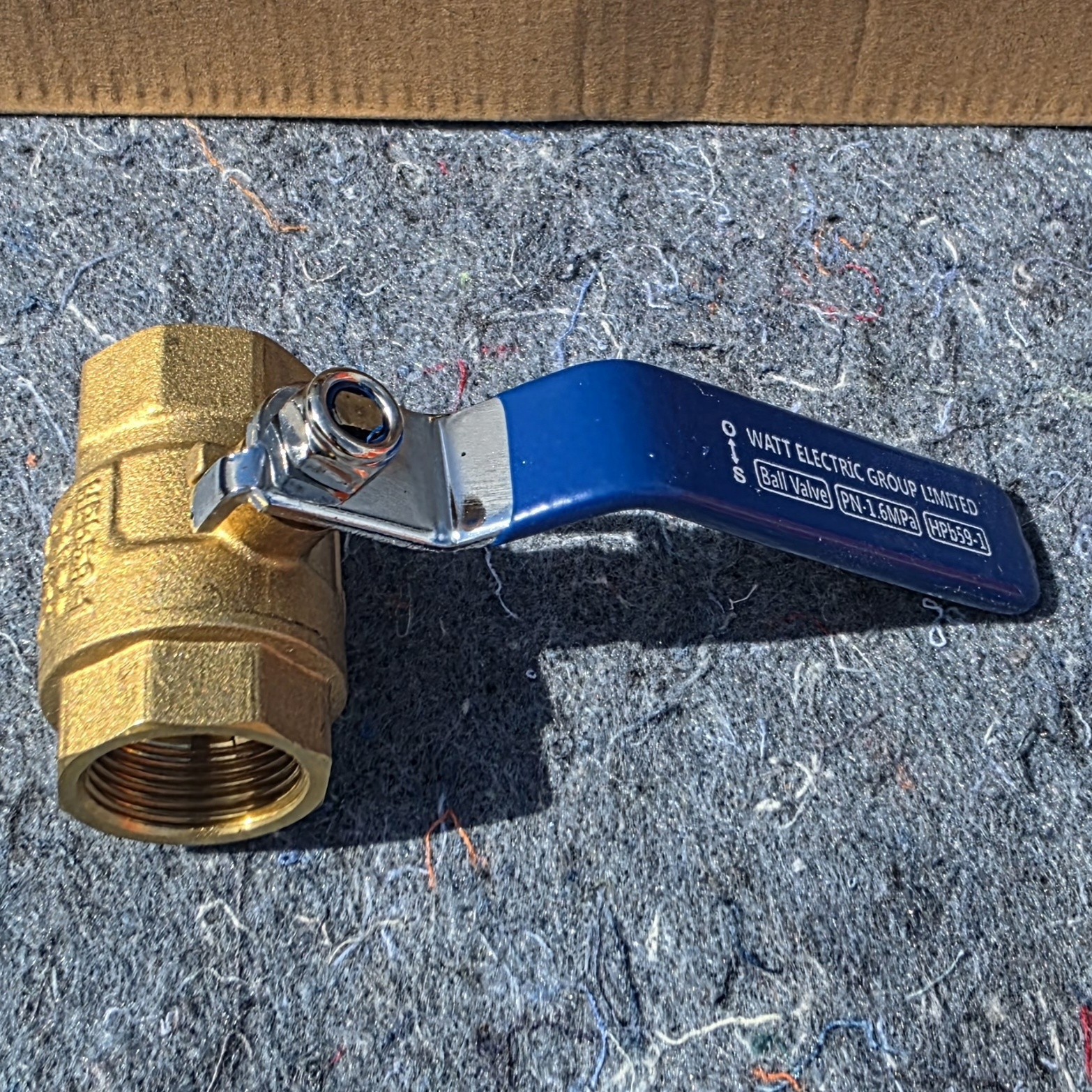 Lot Of 10, Brass Ball Valves, 1″ Female NPT, Full Port HPb59-1 DN29 PN16 Teflon