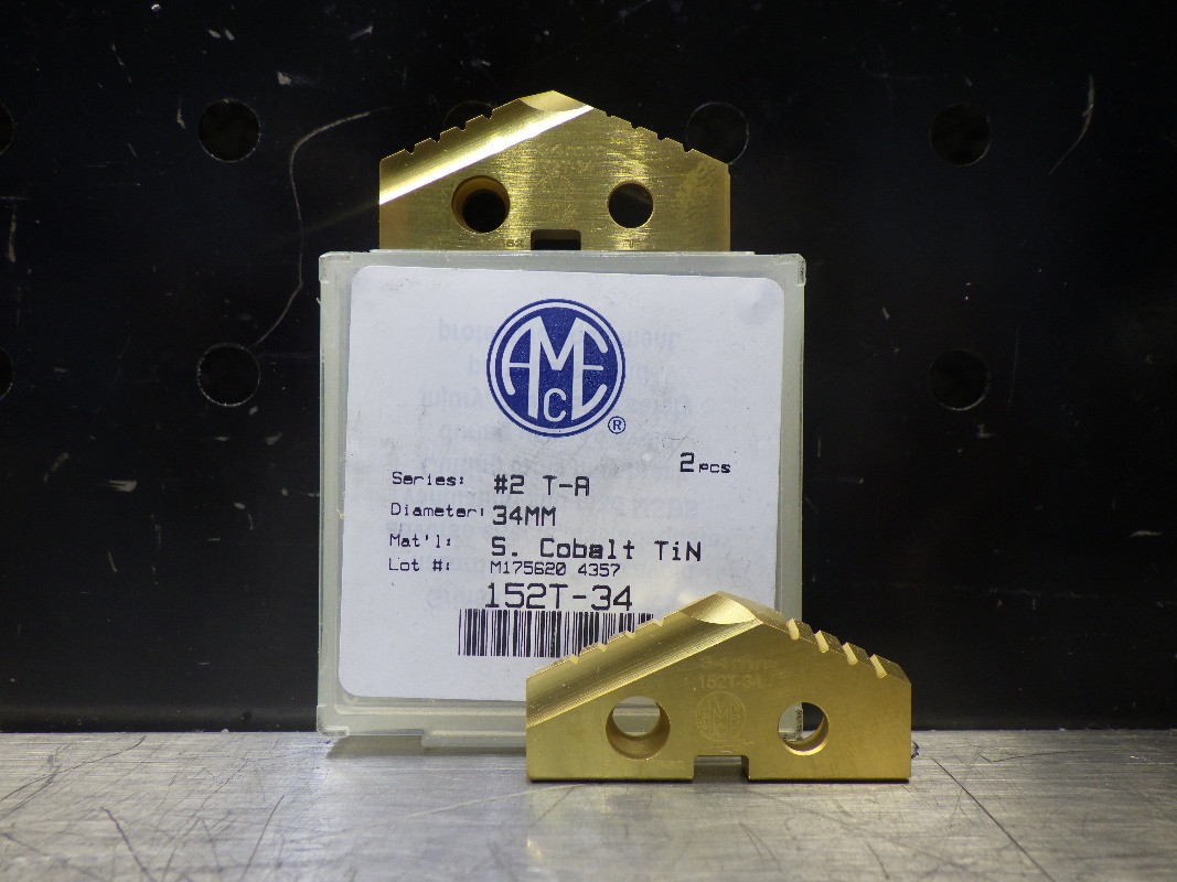 AMEC 34mm Cobalt Spade Drill Insert QTY2 152T-34 (LOC1241A)