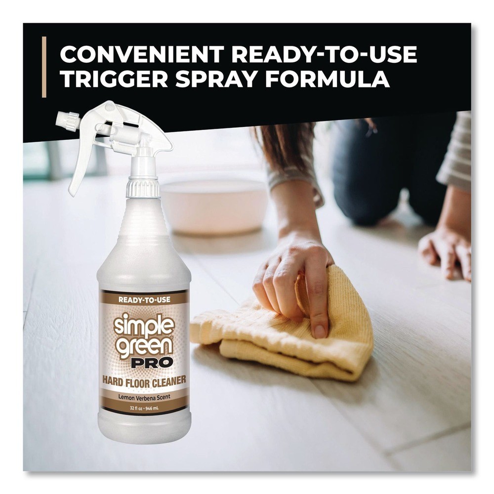 Simple Green 505032 Pro Hard Floor Cleaner – Lemon Verbena Scent (12/Carton) New
