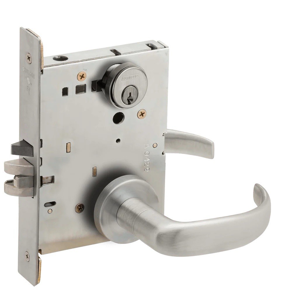 Schlage L9050 Office/Entry Mortise Lock 626 17A Satin Chrome W/standar Cylinder