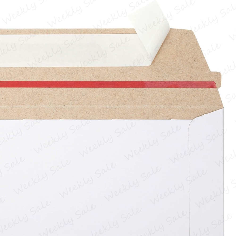 6.5×4.5 Rigid Flats Cardboard Envelope Mailer Photo Shipping Thicker White Bulk