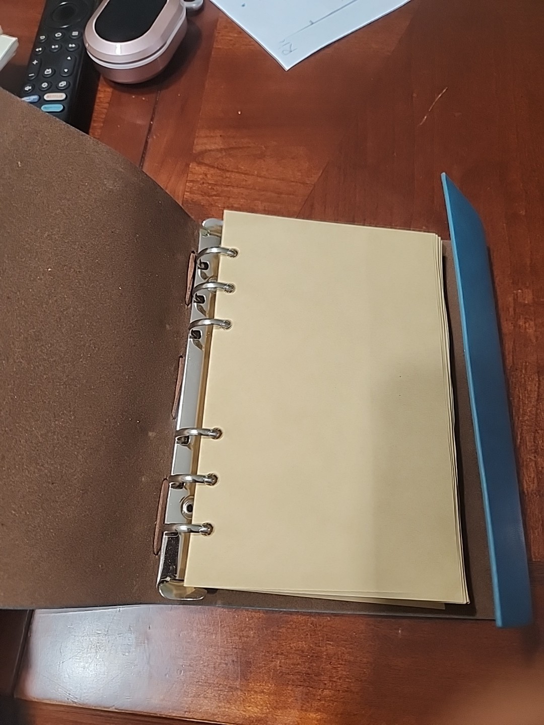 Vintage Leather Journal With Charms Small
