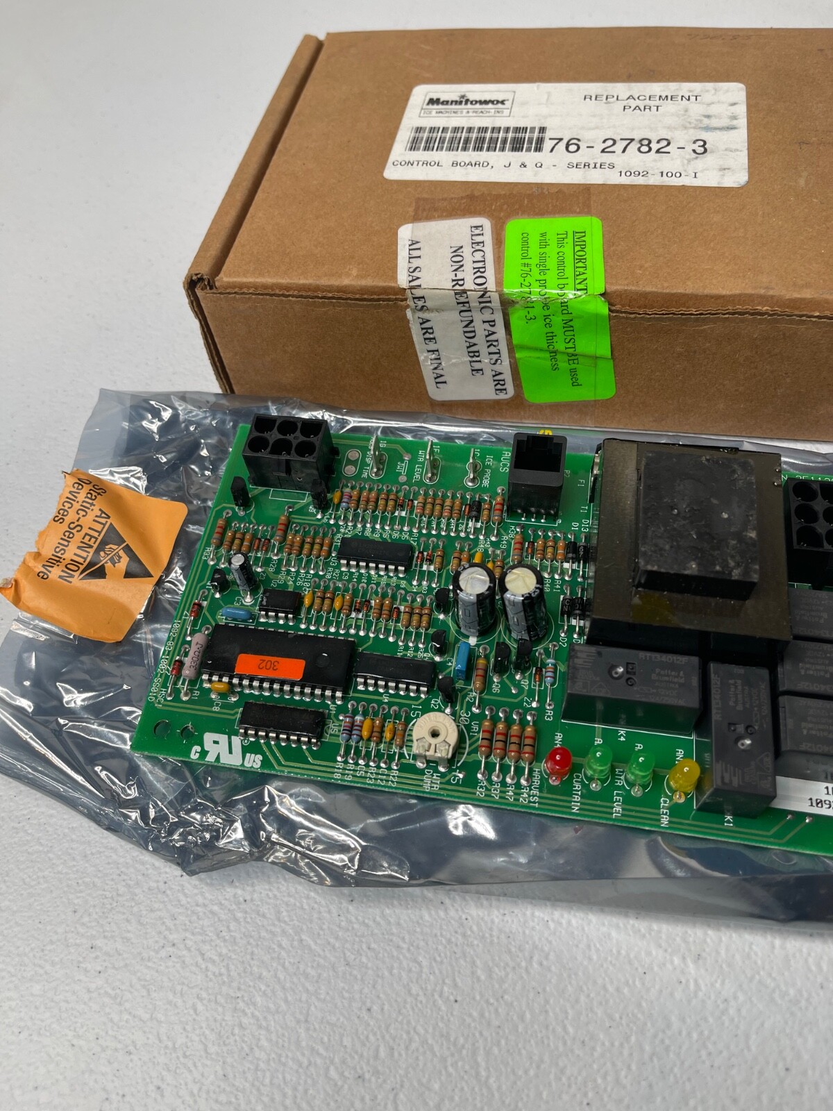 Manitowoc 1092-100-I 76-2782-3 Ice Maker Control Board