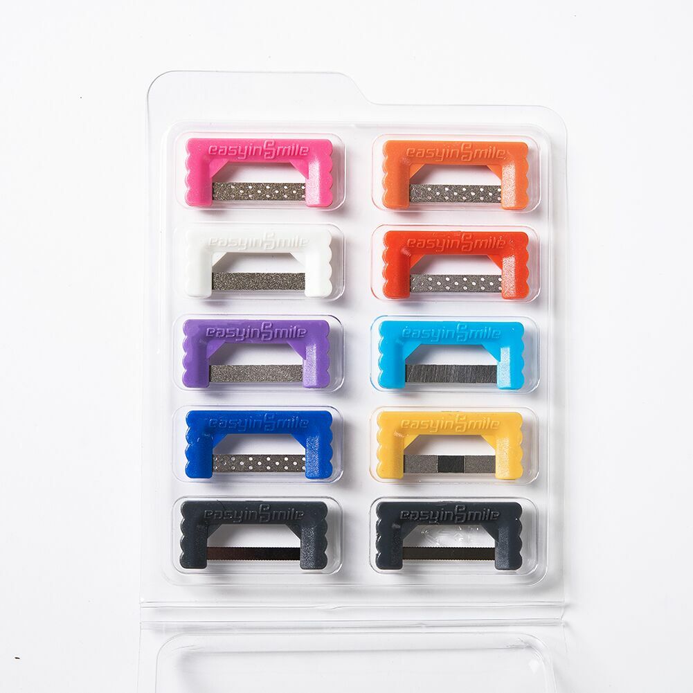 10pcs Orthodontic IPR Strips Dental Interproximal Reduction Enamel Strip Kits