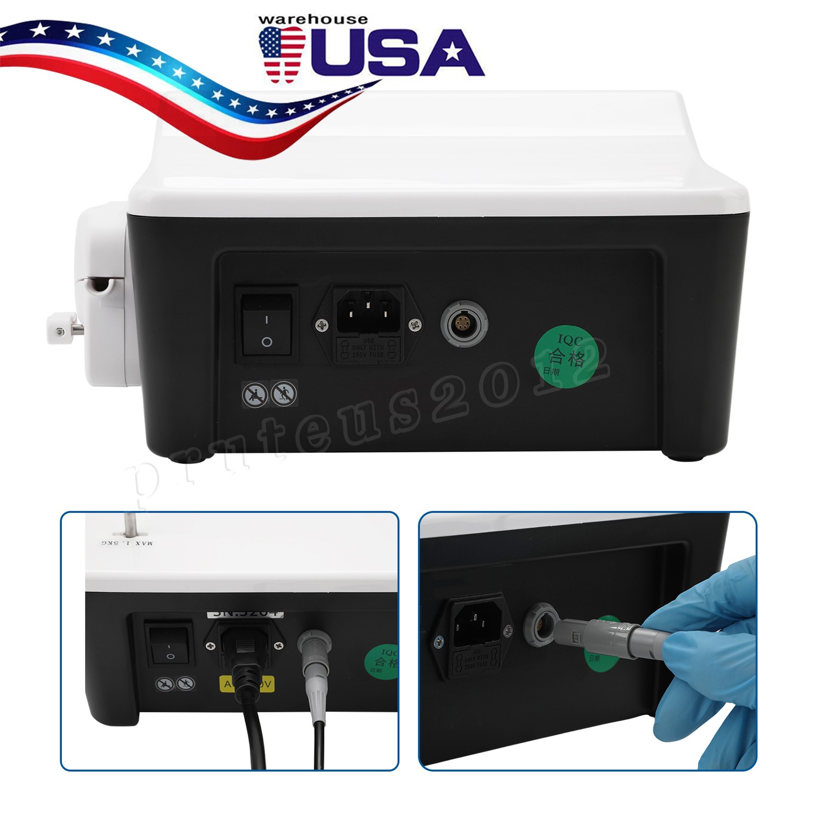 USA Dental LED E-generator High Speed Handpiece Fiber Optic 4 Holes NSK Style