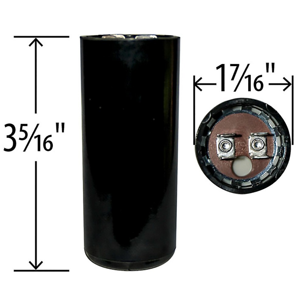 BALDOR / BMI – EC1270A02 – MOTOR START CAPACITOR USA 110V 115V 125V – 50/60HZ
