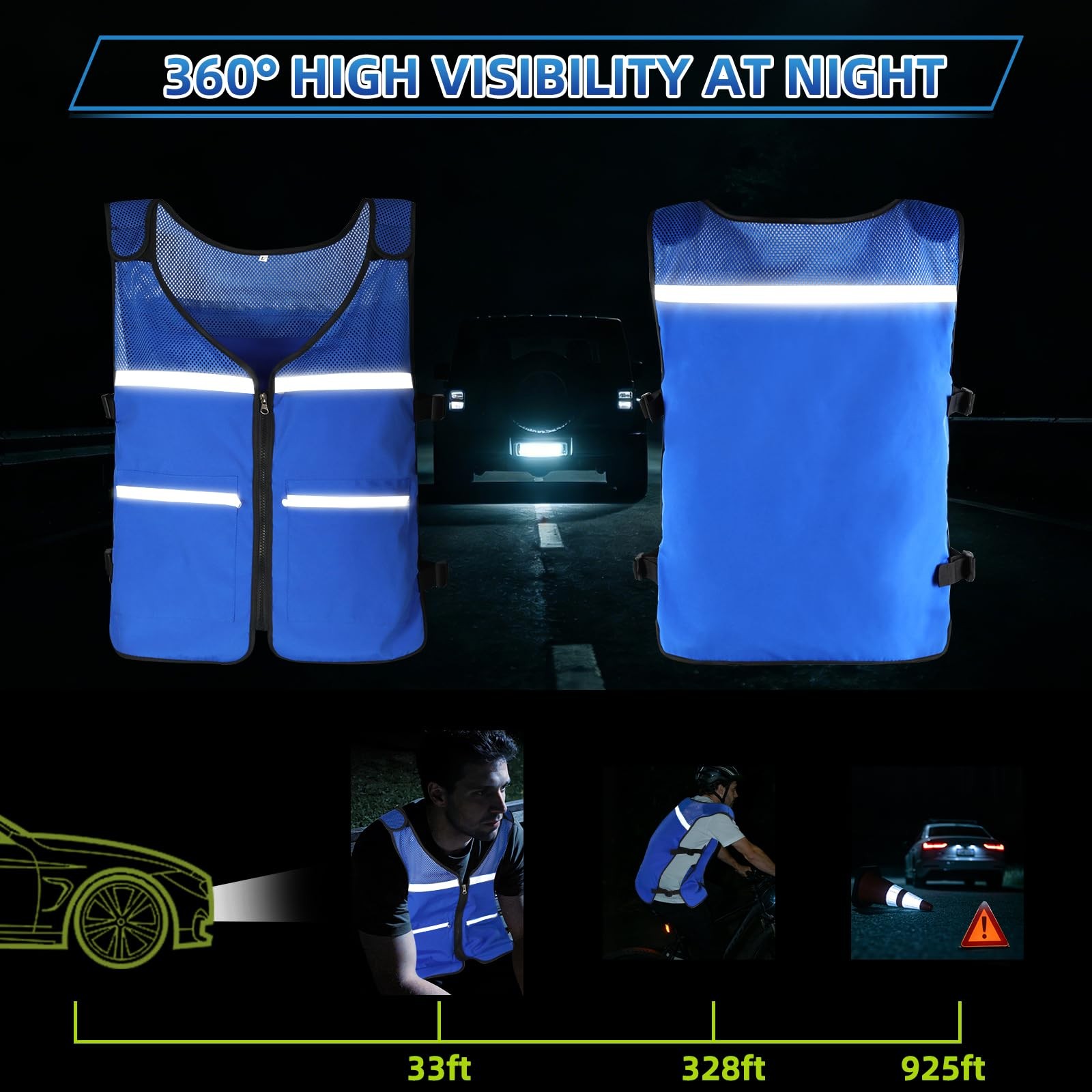 Cooling Vest for Men & Women, Adjustable Ice Vest with Detachable Reusable Ic…