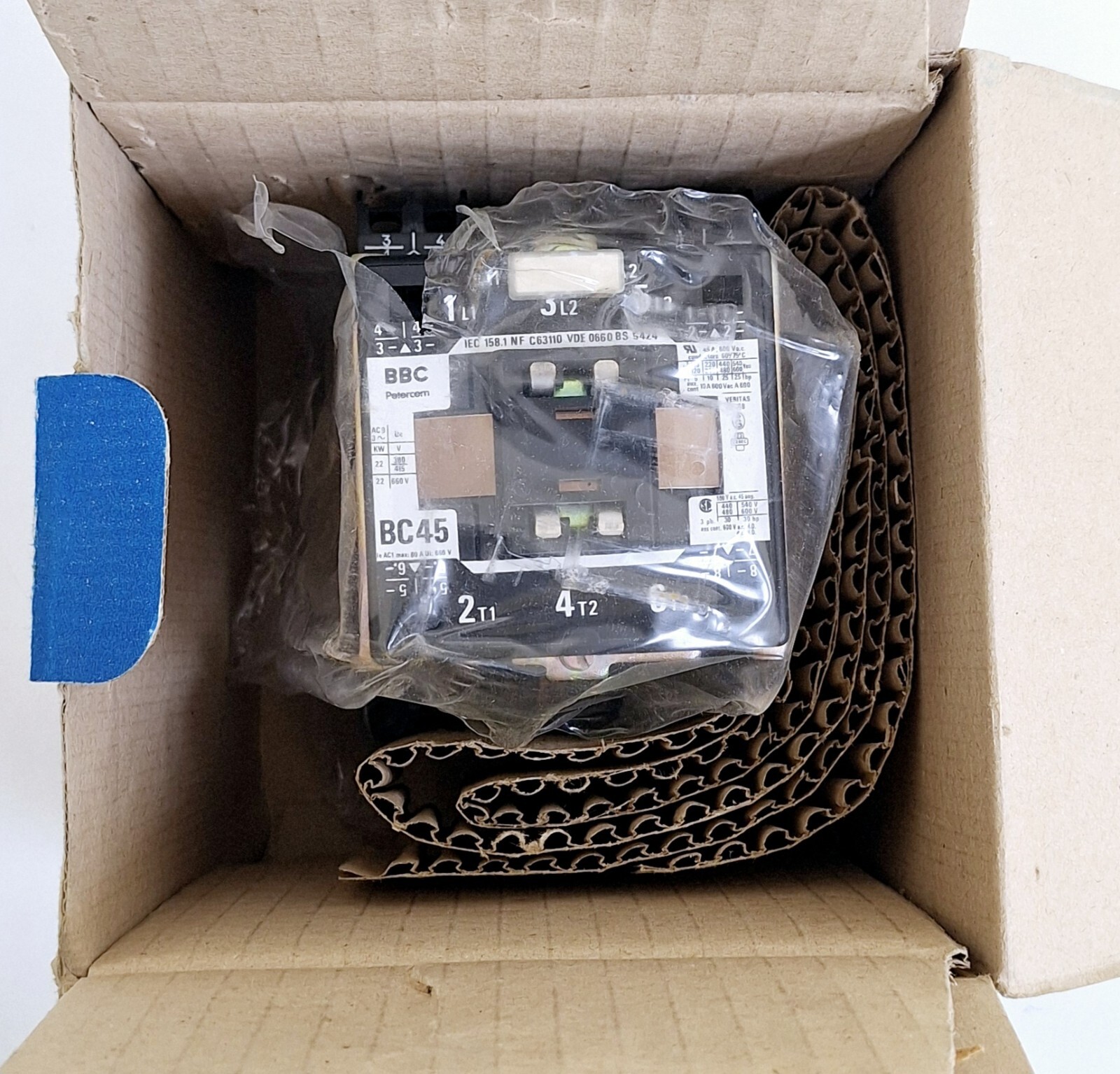 BBC Petercem BC45 / BC45-30-22 Contactor 22KW-380V 80A