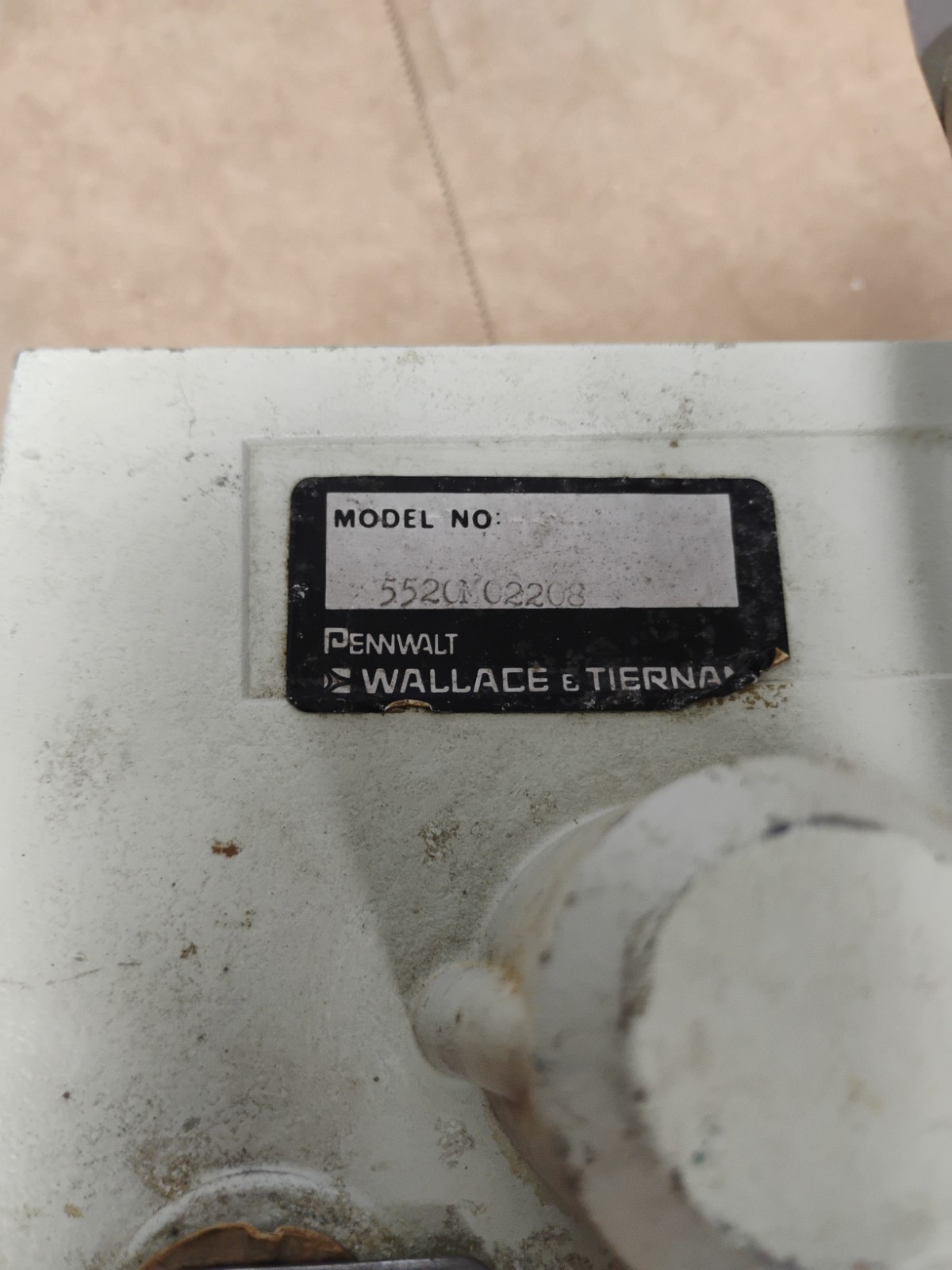 Vintage WALLACE & TIERNAN GPM FLOW METER 55-200 Series Not Tested