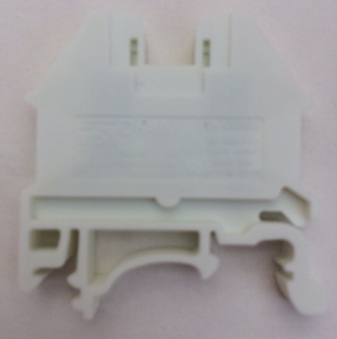 DIN Rail Terminal Blocks 10 Quantity DK4N-WE White Dinkle 10 AWG Gauge 30A 600V
