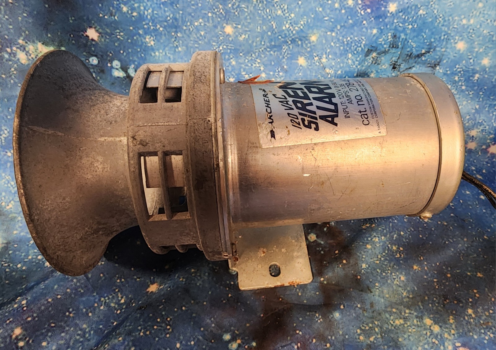 Vintage Archer 120 Volt Siren Alarm Horn. Working and Loud