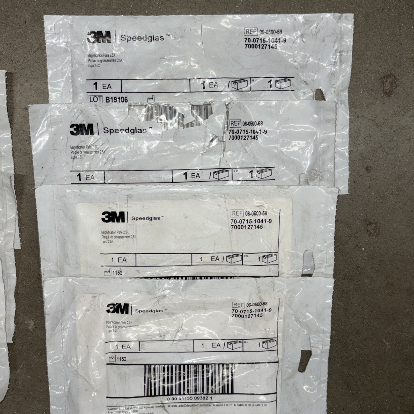 3M Speedglas Magnification Plate 1.5x- 3.0x 06-0500-57 (Lot Of 14)