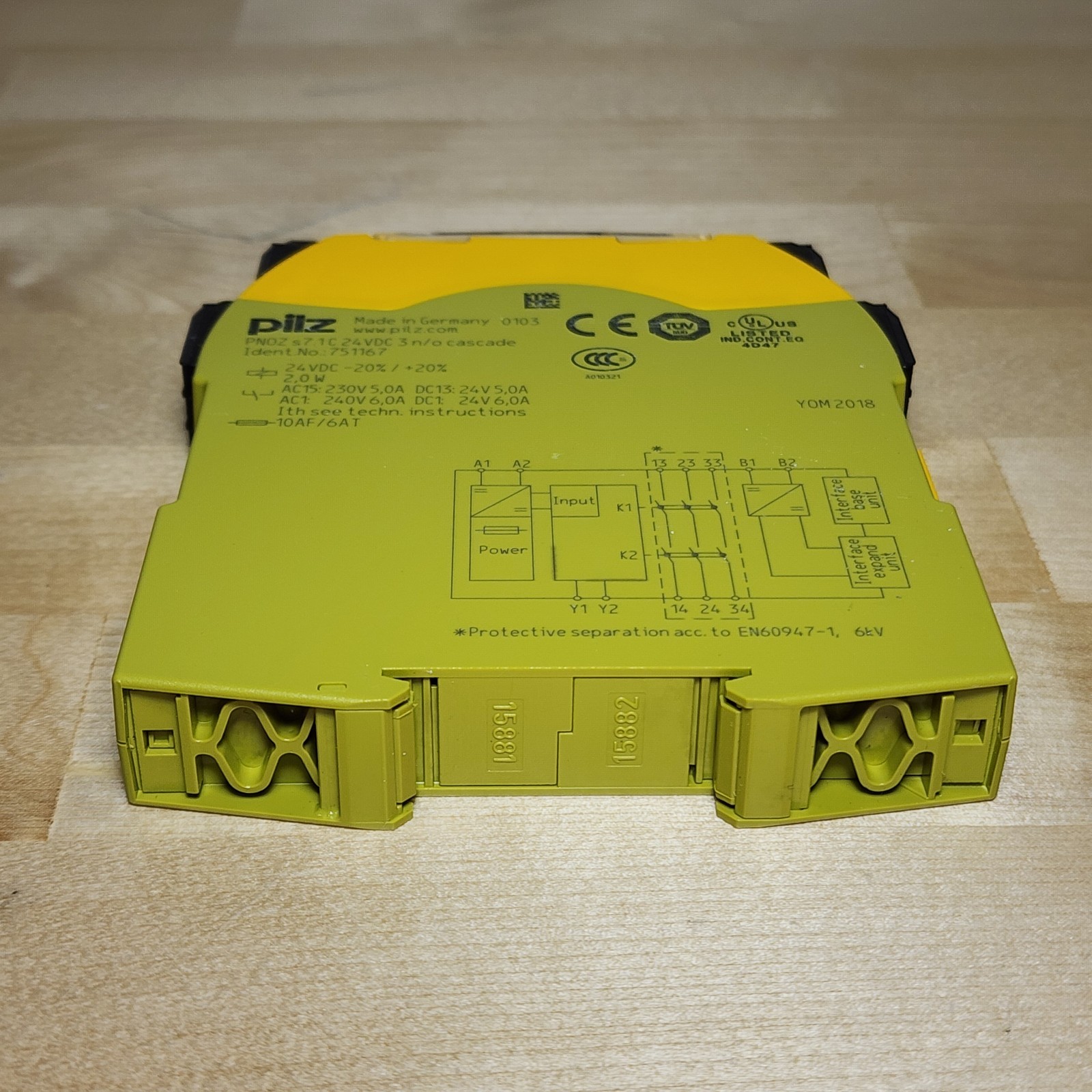 Pilz 751167 PNOZ s7.1C Safety Relay 24VDC