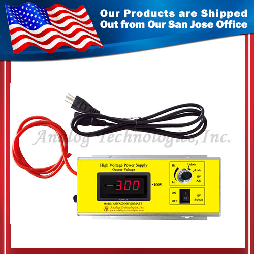 AHVACN30KVR5MABT High Voltage AC-DC Power Supply negative 30KV 0.5mA Output
