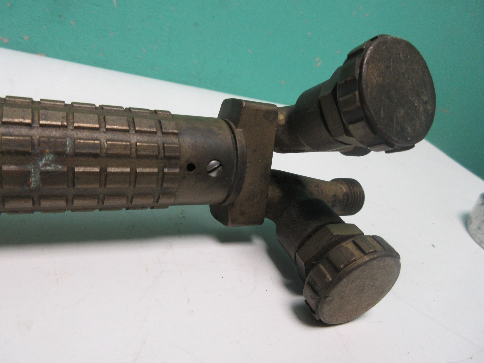 Vintage Airco Gas Cutting Torch Style 800 Series Handle + 3890 Head