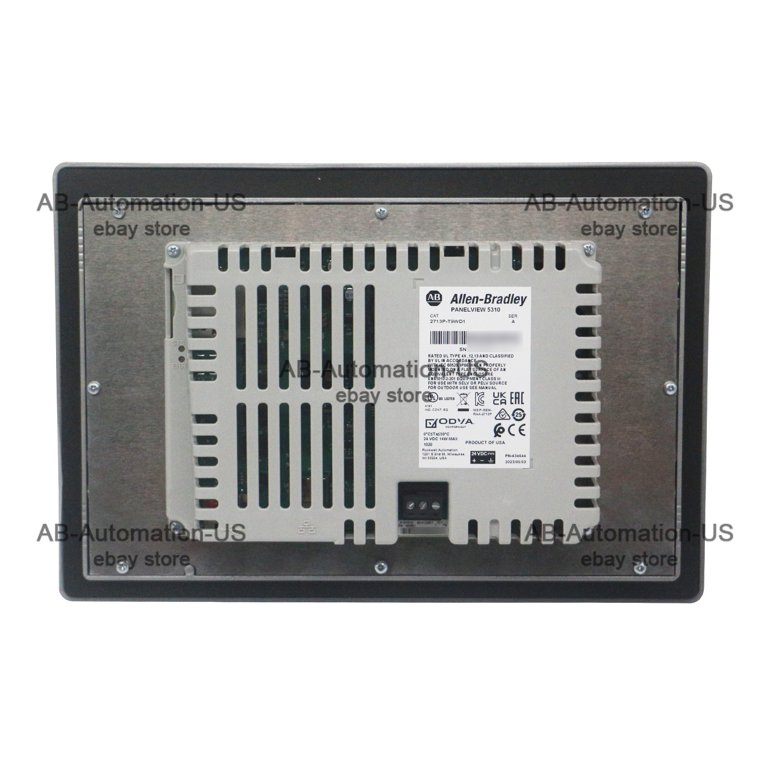 New Allen Bradley 2713P-T9WD1 PanelView 5310 24VDC Touch Wide Display