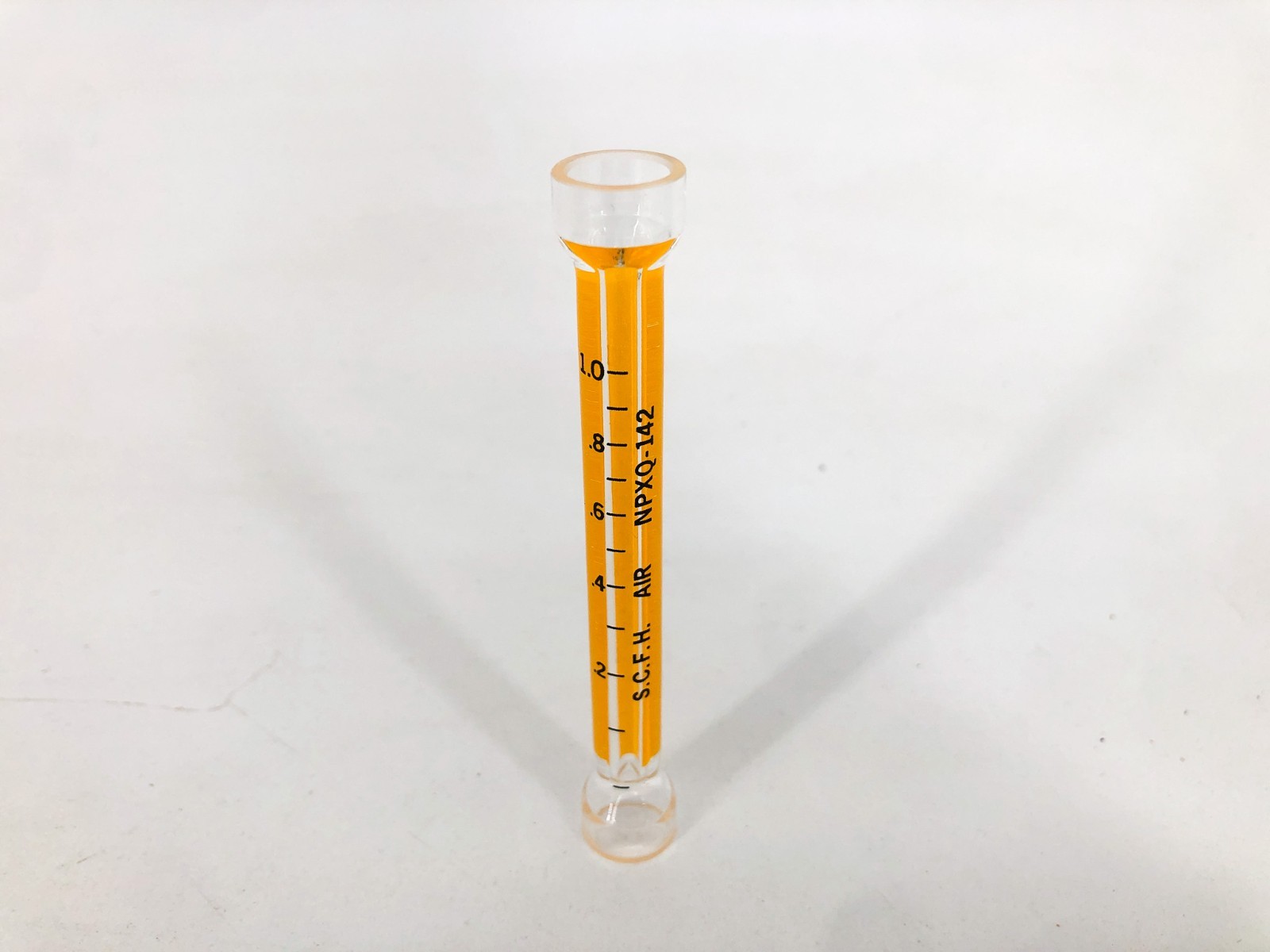 New Wallace & Tiernan NPXQ-142 Glass Metering Tube 1.0 SCFH – No Box