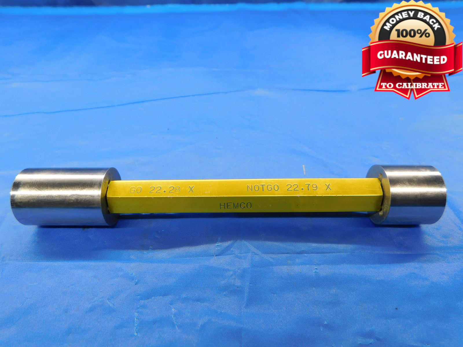 22.280 & 22.790 CL X mm PIN PLUG GAGE GO NO GO 23.000 -.210 23 .8772 22.28 22.79