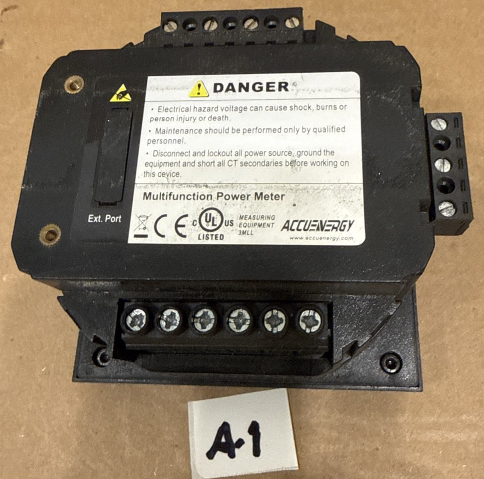 Accuenergy Acuvim IIR-M-RCT-P1 Power Energy Meter Same As Pictures